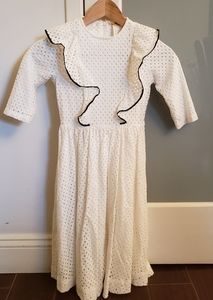 White KidiChic Girl's Dress